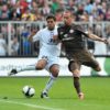 Oualid MOKHTARI  (FSV Frankfurt) gegen Oemer SISMANOGLU (FC St. Pauli)