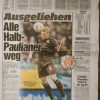 Die Bild-Zeitung am 24. Mai 2013 im Hamburger Sportteil