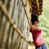 Kind in einem nepalesischem Bergdorf