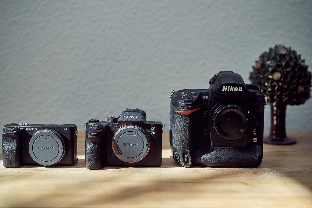 Small size comparison with cameras from former times - or about 1000 € to 2000 € to 6000 € (all rounded)