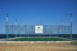 Professionelles Fussballfeld im Oman
