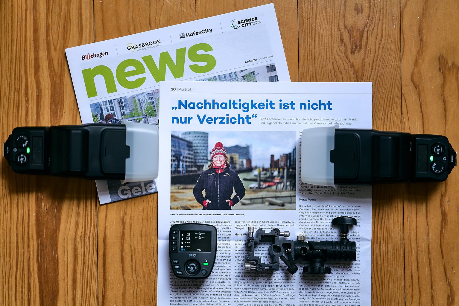 Birte Lorenzen-Herrmann in der HafenCity News